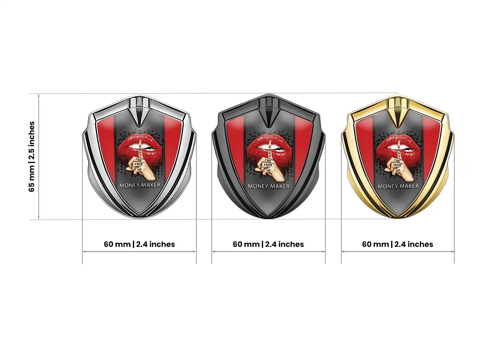 Badge Self Adhesive Limited Style Stylish Edge